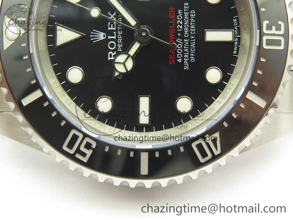 Sea-Dweller 2017 Baselworld 126600 Noob 1:1 Best Edition 904L Steel Black Dial on SS Bracelet A2836 V9