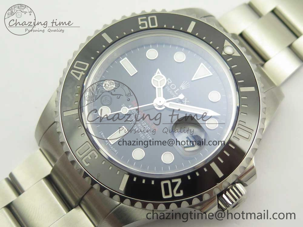 Sea-Dweller 2017 Baselworld 126600 Noob 1:1 Best Edition 904L Steel Black Dial on SS Bracelet A2836 V9