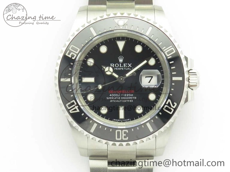 Sea-Dweller 2017 Baselworld 126600 Noob 1:1 Best Edition 904L Steel Black Dial on SS Bracelet A2836 V9