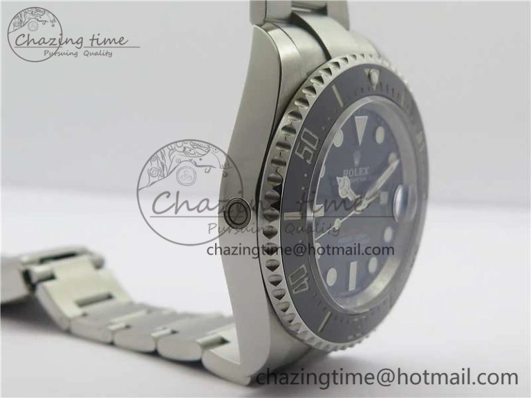 Sea-Dweller 2017 Baselworld 126600 Noob 1:1 Best Edition 904L Steel Black Dial on SS Bracelet A3235 Clone V10