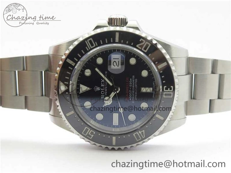 Sea-Dweller 2017 Baselworld 126600 Noob 1:1 Best Edition 904L Steel Black Dial on SS Bracelet A3235 Clone V10