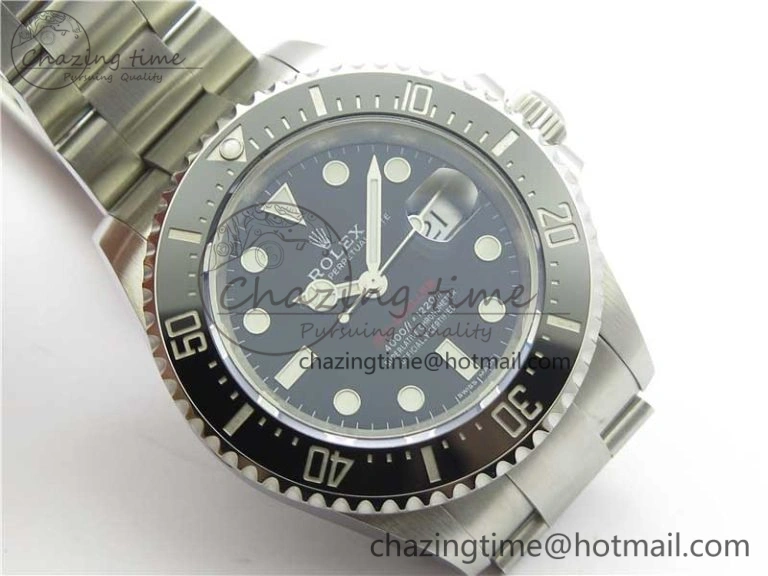 Sea-Dweller 2017 Baselworld 126600 Noob 1:1 Best Edition 904L Steel Black Dial on SS Bracelet A3235 Clone V10