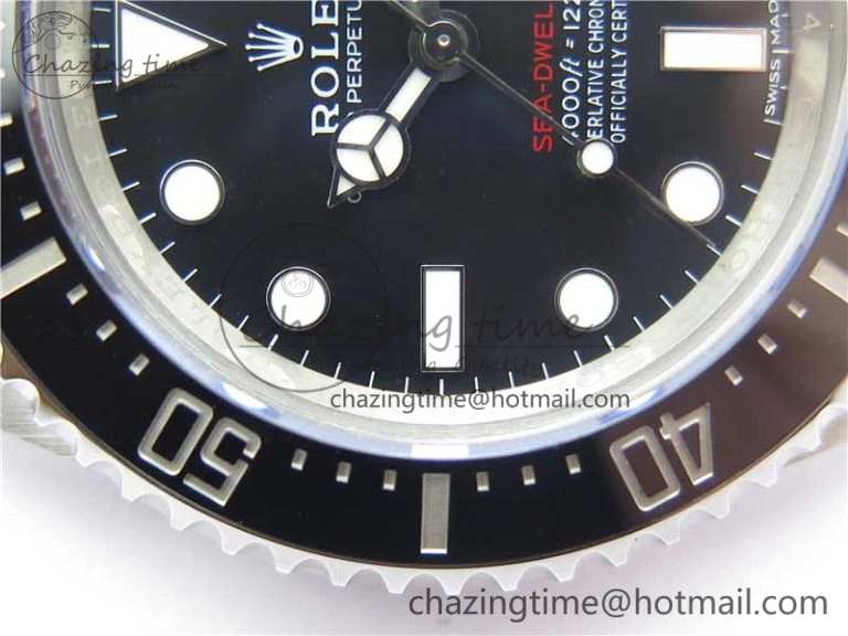Sea-Dweller 2017 Baselworld 126600 Noob 1:1 Best Edition 904L Steel Black Dial on SS Bracelet A3235 Clone V10