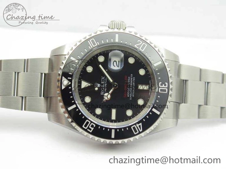 Sea-Dweller 2017 Baselworld 126600 Noob 1:1 Best Edition Black Dial On SS Bracelet A2824
