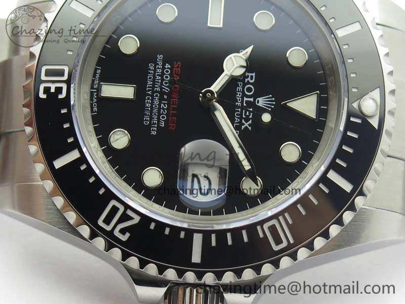 Sea-Dweller 2017 Baselworld 126600 Noob 1:1 Best Edition Black Dial On SS Bracelet A2824