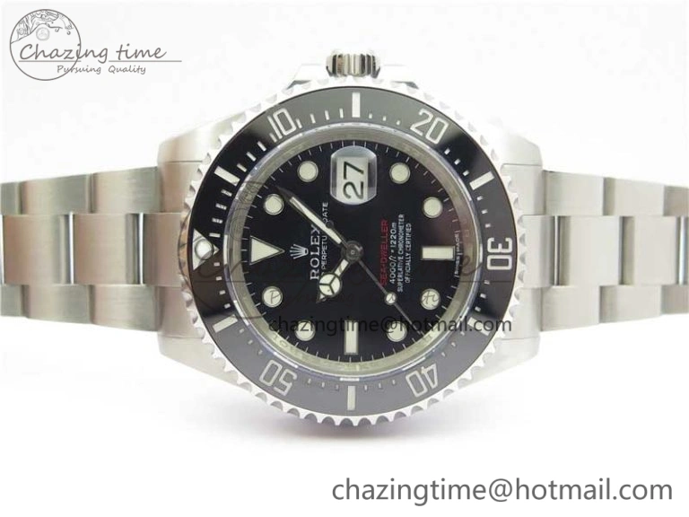 Sea-Dweller 2017 Baselworld 126600 Noob 1:1 Best Edition Black Dial on SS Bracelet A2836 V8