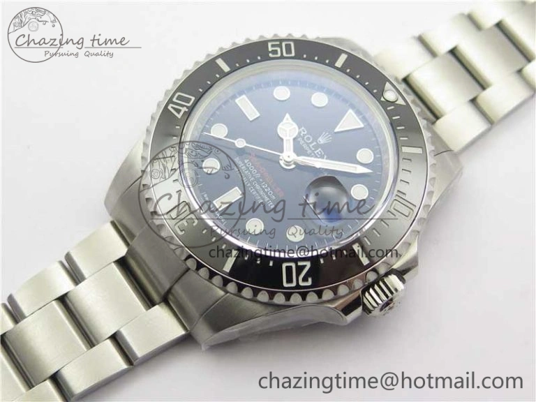 Sea-Dweller 2017 Baselworld 126600 Noob 1:1 Best Edition Black Dial on SS Bracelet A2836 V8