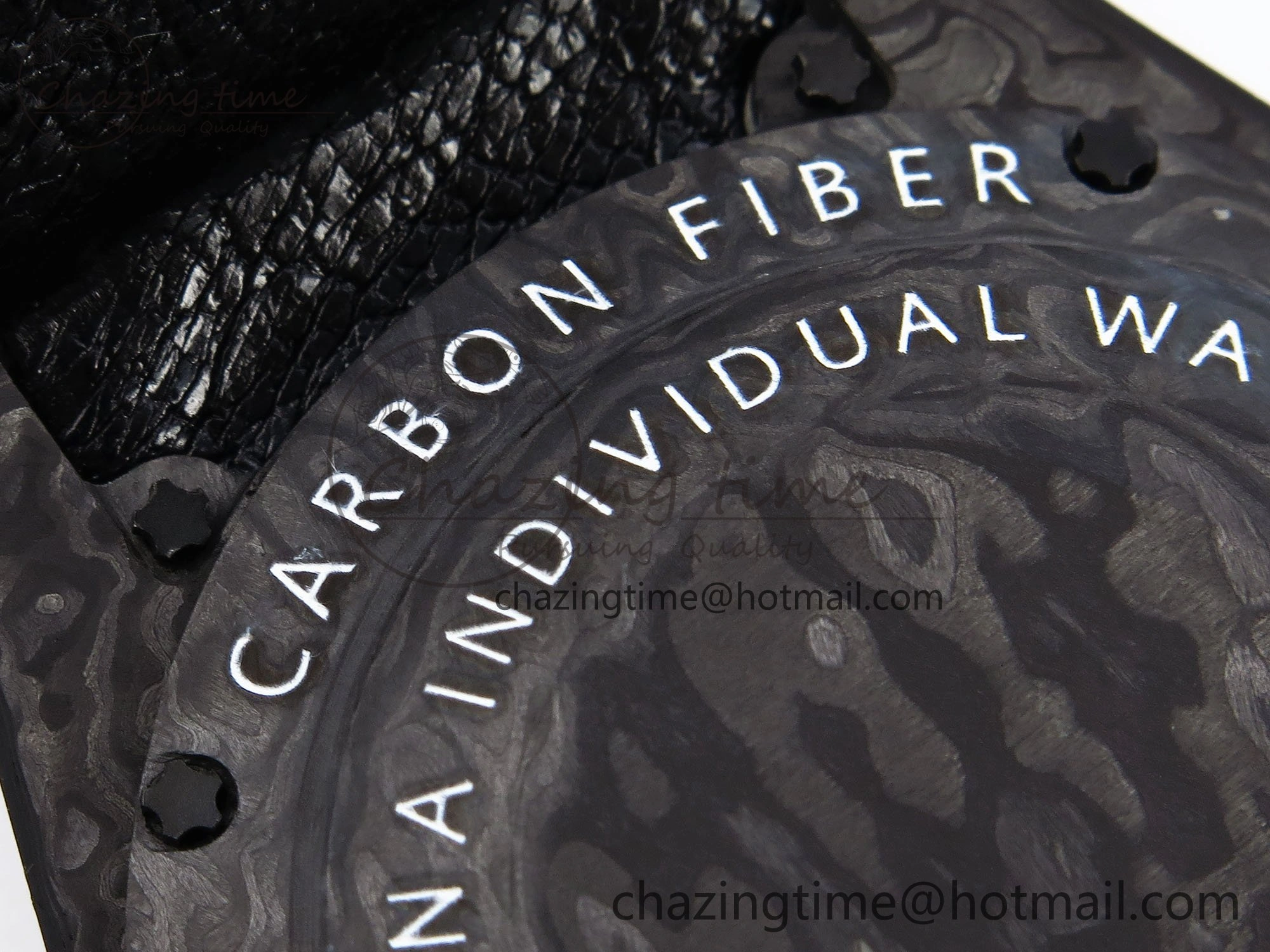 Sea Dweller 43mm Carbon DIWF Best Edition Black Dial Orange Markers on Black Nylon Strap A2824