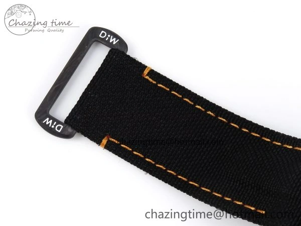 Sea Dweller 43mm Carbon DIWF Best Edition Black Dial Orange Markers on Black Nylon Strap A2824