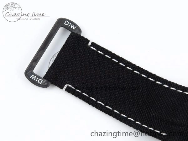 Sea Dweller 43mm Carbon DIWF Best Edition Black Dial on Black Nylon Strap A2824