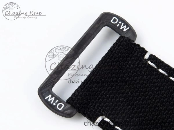 Sea Dweller 43mm Carbon DIWF Best Edition Black Dial on Black Nylon Strap A2824