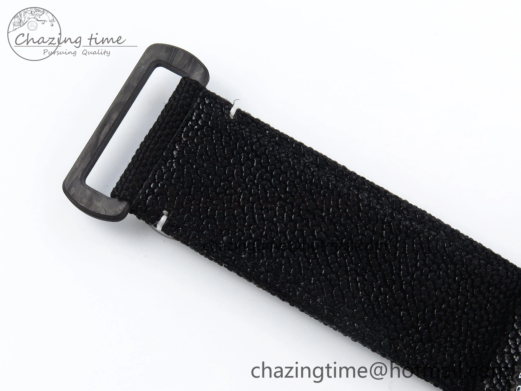 Sea Dweller 43mm Carbon DIWF Best Edition Black Dial on Black Nylon Strap A2824