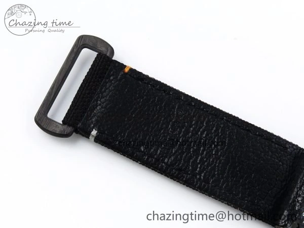 Sea Dweller 43mm Carbon DIWF Best Edition Graffiti Dial on Black Nylon Strap A2824