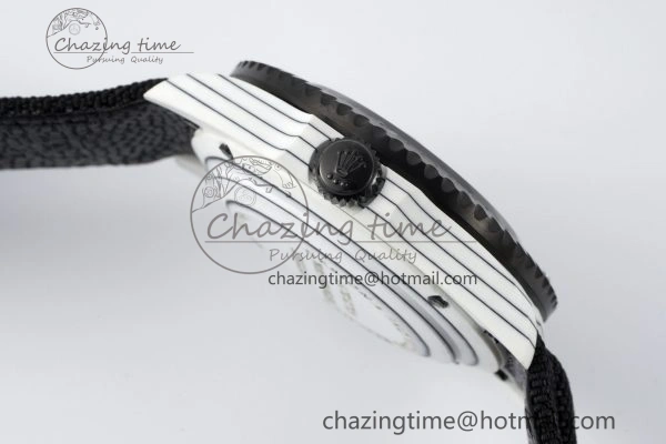 Sea Dweller 43mm ‘IRBIS’ DIWF Best Edition Carbon Dial on Black Nylon Strap A2824