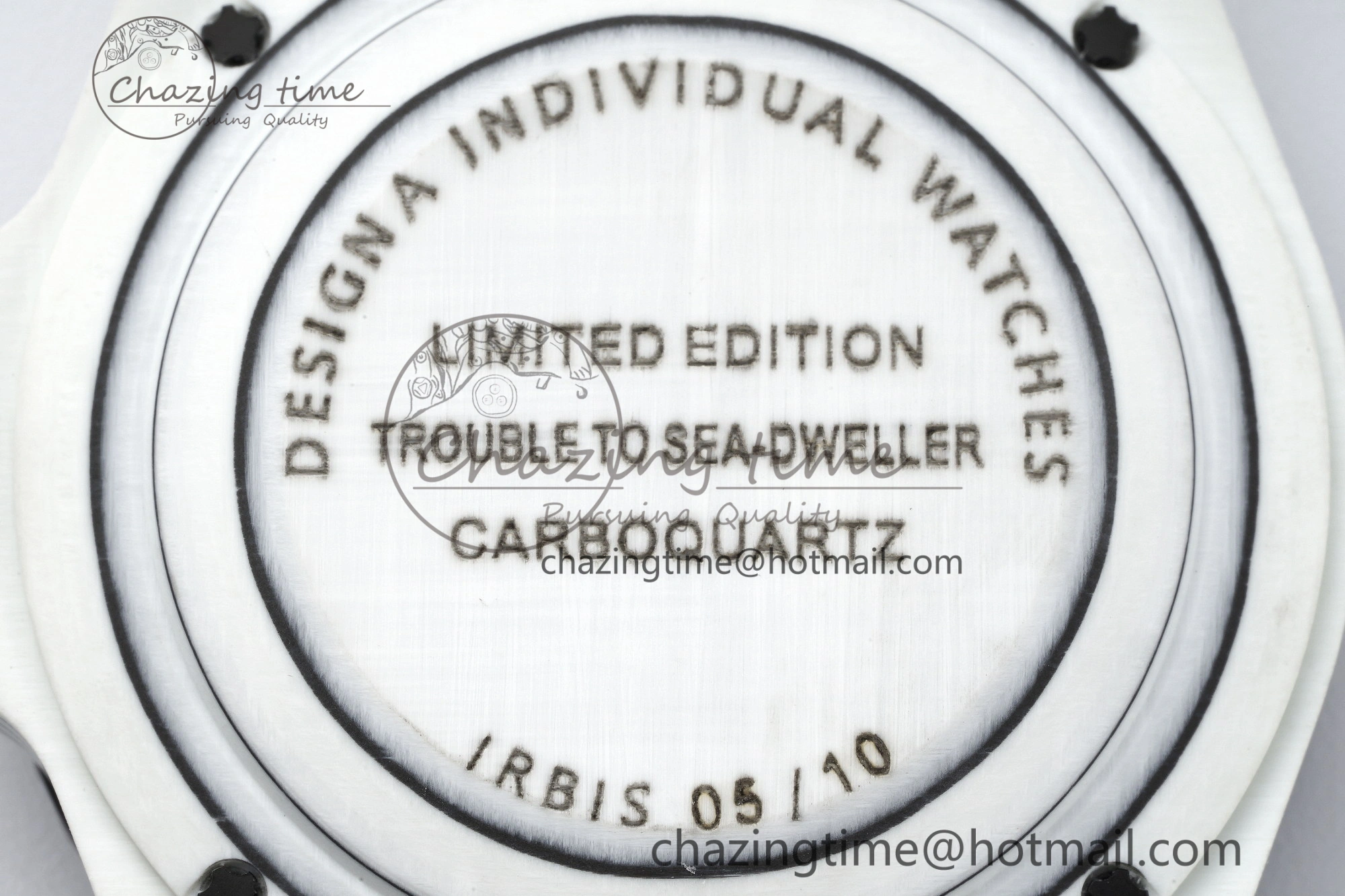 Sea Dweller 43mm ‘IRBIS’ DIWF Best Edition Carbon Dial on Black Nylon Strap A2824