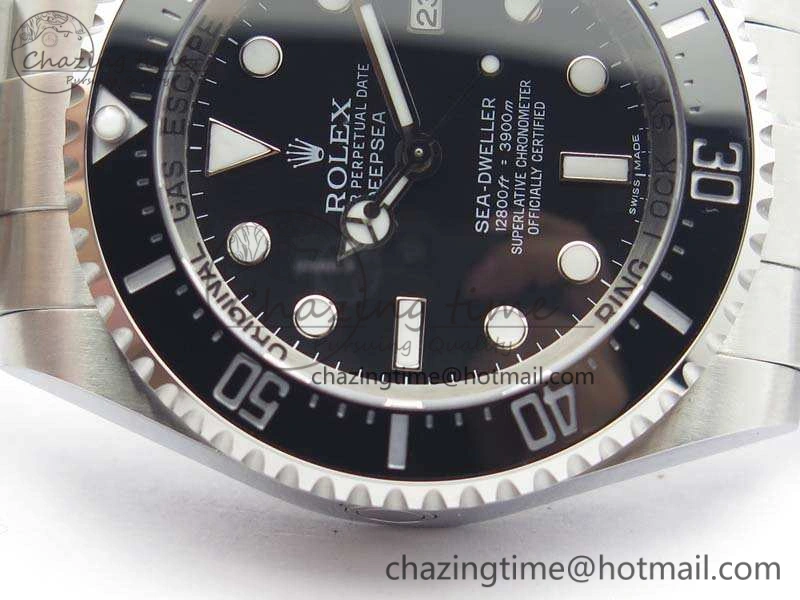 Sea-Dweller DEEPSEA 116660 BP Maker 1:1 Best Edition Black Dial On SS Bracelet SA3135 V2