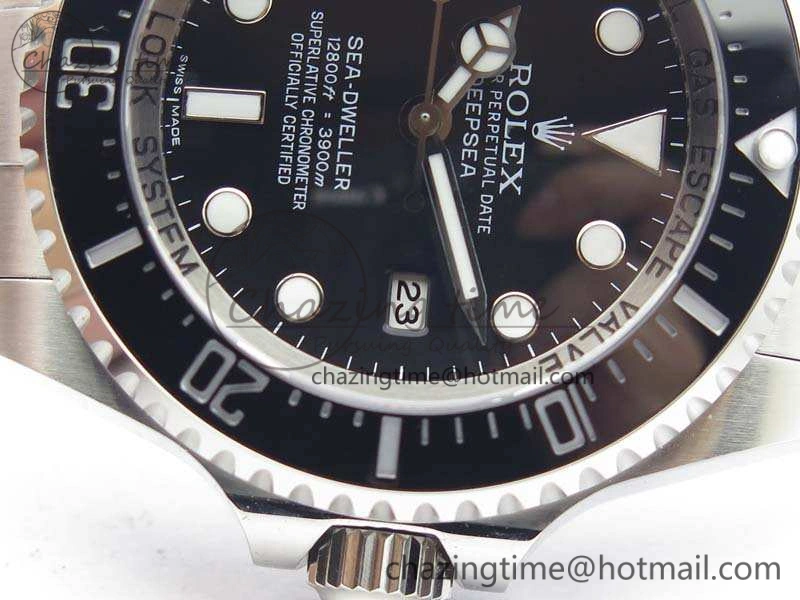 Sea-Dweller DEEPSEA 116660 BP Maker 1:1 Best Edition Black Dial On SS Bracelet SA3135 V2