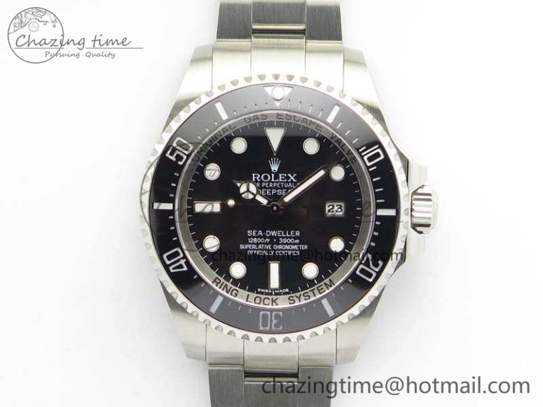 Sea-Dweller DEEPSEA 116660 BP Maker 1:1 Best Edition Black Dial On SS Bracelet SA3135 V2