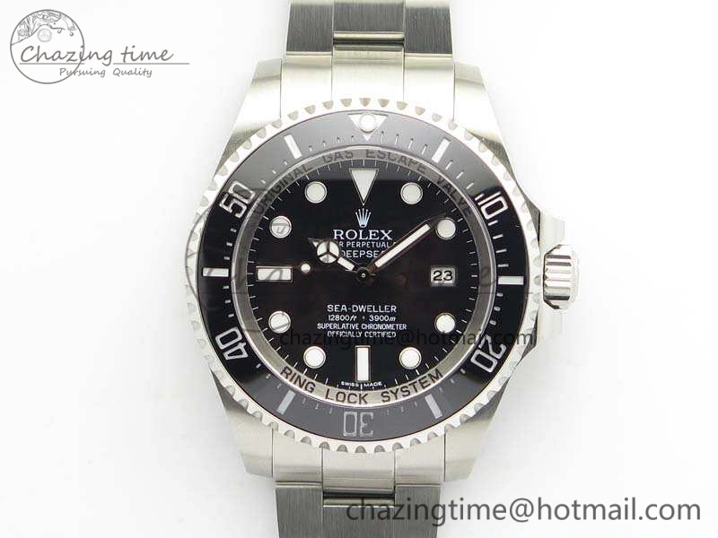 Sea-Dweller DEEPSEA 116660 BP Maker 1:1 Best Edition Black Dial On SS Bracelet SA3135 V2