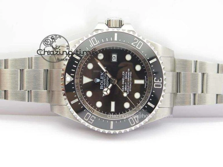 Sea-Dweller DEEPSEA 116660 Black Ceramic V7 Noob Best Edition On SS Bracelet SA3135
