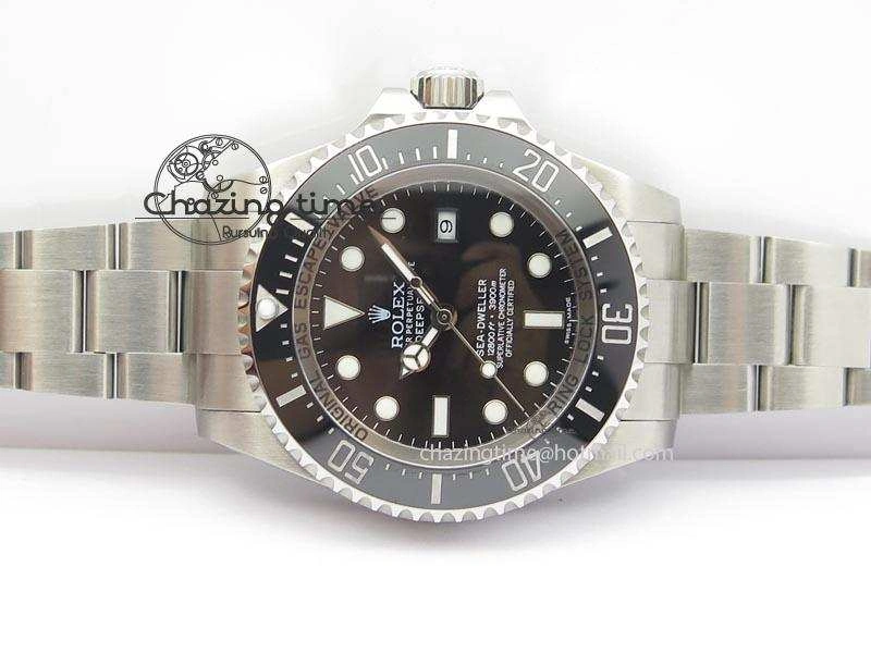 Sea-Dweller DEEPSEA 116660 Black Ceramic V7 Noob Best Edition On SS Bracelet SA3135