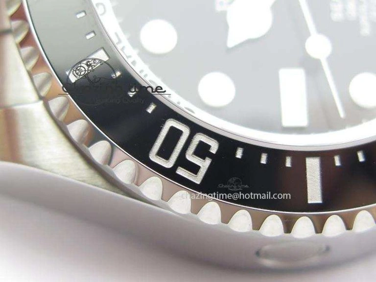 Sea-Dweller DEEPSEA 116660 Black Ceramic V7 Noob Best Edition On SS Bracelet SA3135