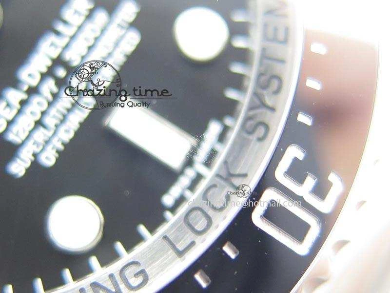 Sea-Dweller DEEPSEA 116660 Black Ceramic V7 Noob Best Edition On SS Bracelet SA3135