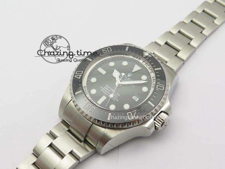 Sea-Dweller DEEPSEA 116660 Black Ceramic V7 Noob Best Edition On SS Bracelet SA3135
