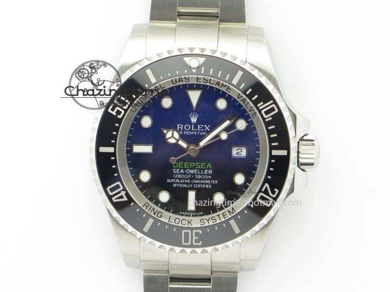 Sea-Dweller DEEPSEA 116660 “D-BLUE” V7 Noob Best Edition On SS Bracelet SA3135