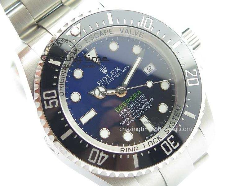 Sea-Dweller DEEPSEA 116660 “D-BLUE” V7 Noob Best Edition On SS Bracelet SA3135