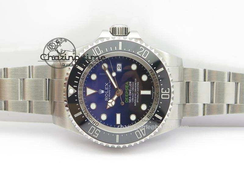 Sea-Dweller DEEPSEA 116660 “D-BLUE” V7 Noob Best Edition On SS Bracelet SA3135