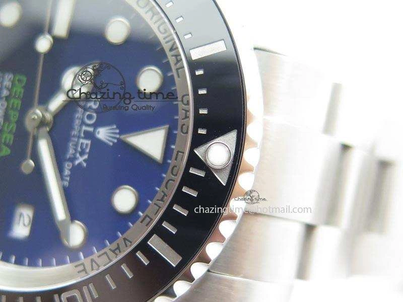 Sea-Dweller DEEPSEA 116660 “D-BLUE” V7 Noob Best Edition On SS Bracelet SA3135
