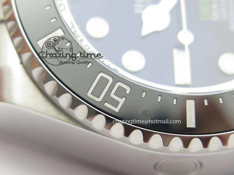 Sea-Dweller DEEPSEA 116660 “D-BLUE” V7 Noob Best Edition On SS Bracelet SA3135