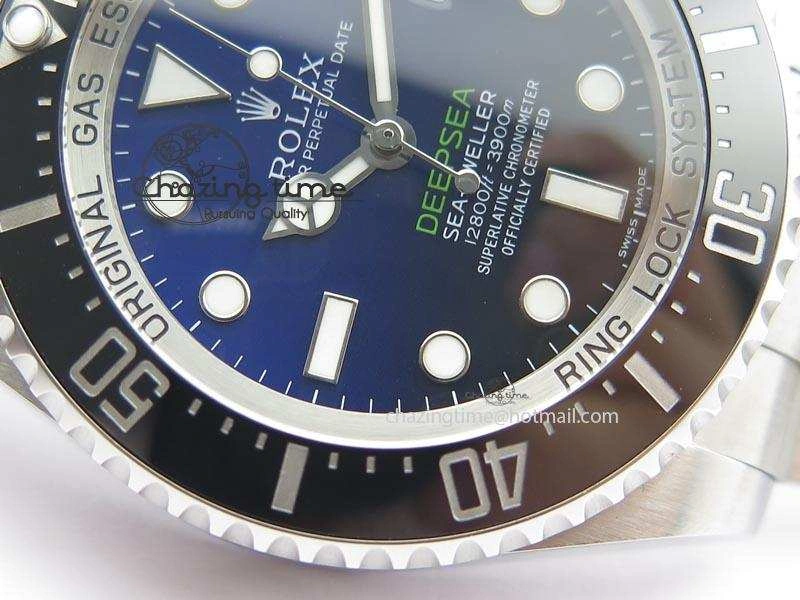 Sea-Dweller DEEPSEA 116660 “D-BLUE” V7 Noob Best Edition On SS Bracelet SA3135