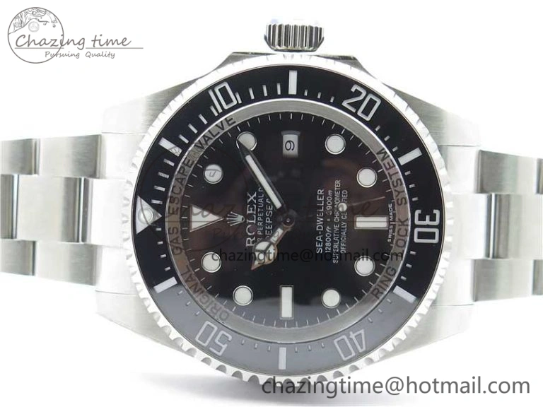 Sea-Dweller DEEPSEA 116660 GMF 316L Steel Black Dial on SS Bracelet A2836