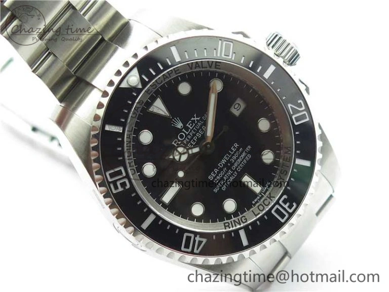Sea-Dweller DEEPSEA 116660 GMF 316L Steel Black Dial on SS Bracelet A2836