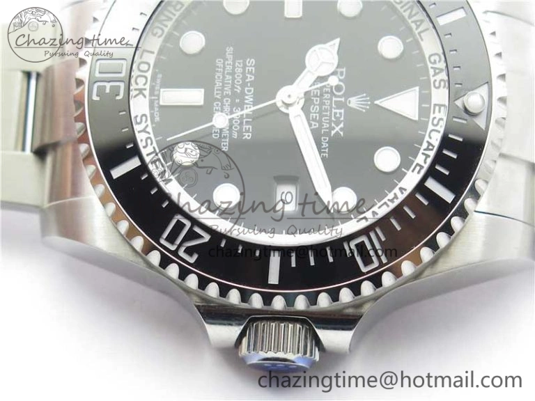 Sea-Dweller DEEPSEA 116660 GMF 316L Steel Black Dial on SS Bracelet A2836