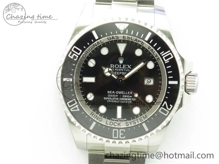 Sea-Dweller DEEPSEA 116660 GMF 316L Steel Black Dial on SS Bracelet A2836