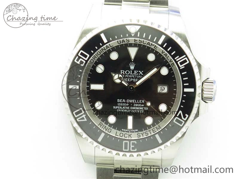 Sea-Dweller DEEPSEA 116660 GMF 316L Steel Black Dial on SS Bracelet A2836