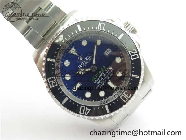 Sea-Dweller DEEPSEA 126660 “D-BLUE” ARF 904L Steel on SS Bracelet A2824