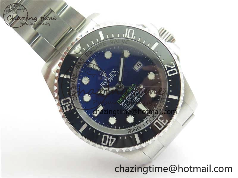 Sea-Dweller DEEPSEA 126660 “D-BLUE” ARF 904L Steel on SS Bracelet A2824
