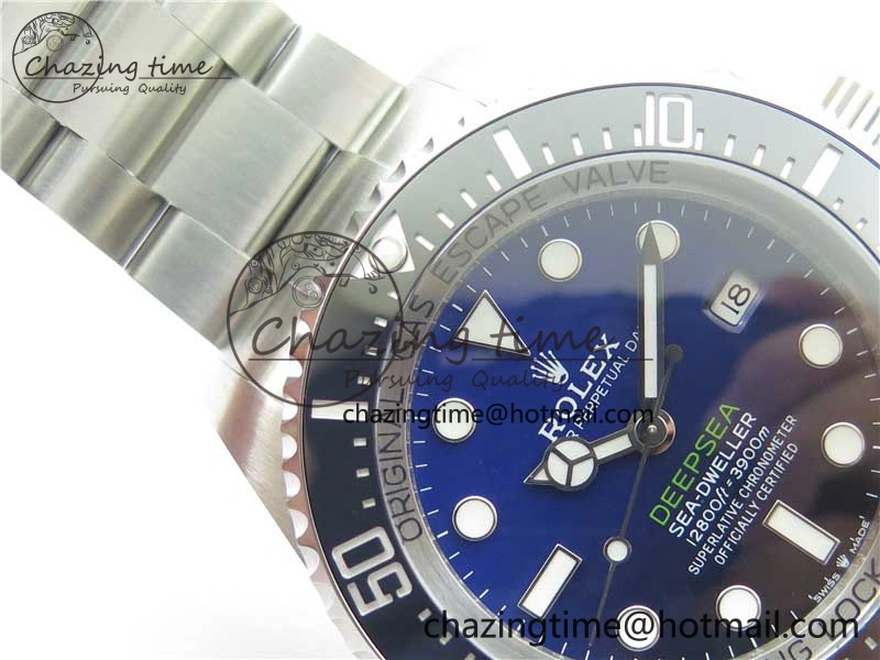 Sea-Dweller DEEPSEA 126660 “D-BLUE” ARF 904L Steel on SS Bracelet A2824
