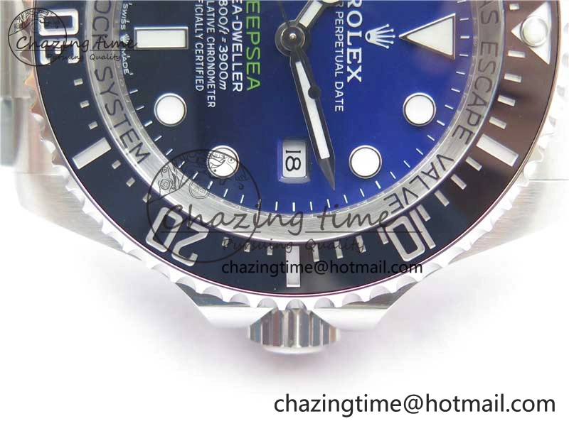 Sea-Dweller DEEPSEA 126660 “D-BLUE” ARF 904L Steel on SS Bracelet A2824