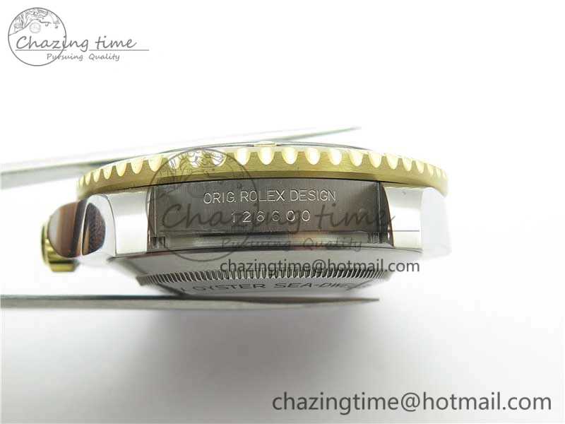 Sea-Dweller Two Tone SS YG 126603 ARF 1:1 Best Edition 904L SS YG Case and Bracelet A2824