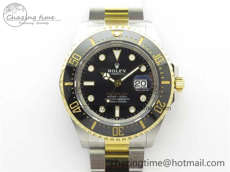 Sea-Dweller Two Tone SS YG 126603 ARF 1:1 Best Edition 904L SS YG Case and Bracelet A2824