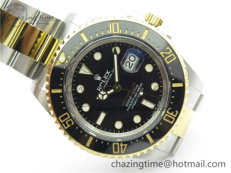 Sea-Dweller Two Tone SS YG 126603 ARF 1:1 Best Edition 904L SS YG Case and Bracelet A2824
