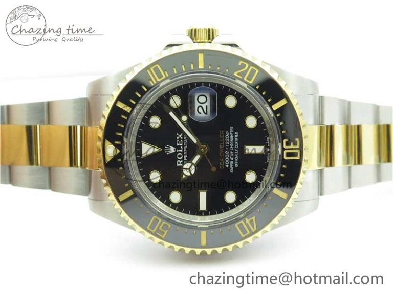 Sea-Dweller Two Tone SS YG 126603 ARF 1:1 Best Edition 904L SS YG Case and Bracelet A2824