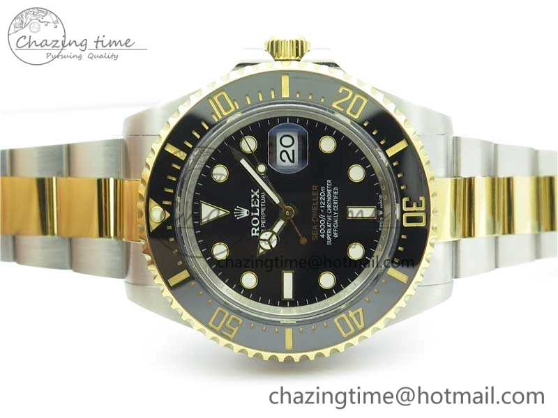 Sea-Dweller Two Tone SS YG 126603 ARF 1:1 Best Edition 904L SS YG Case and Bracelet A2824