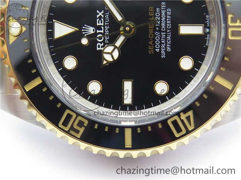 Sea-Dweller Two Tone SS YG 126603 ARF 1:1 Best Edition 904L SS YG Case and Bracelet A2824