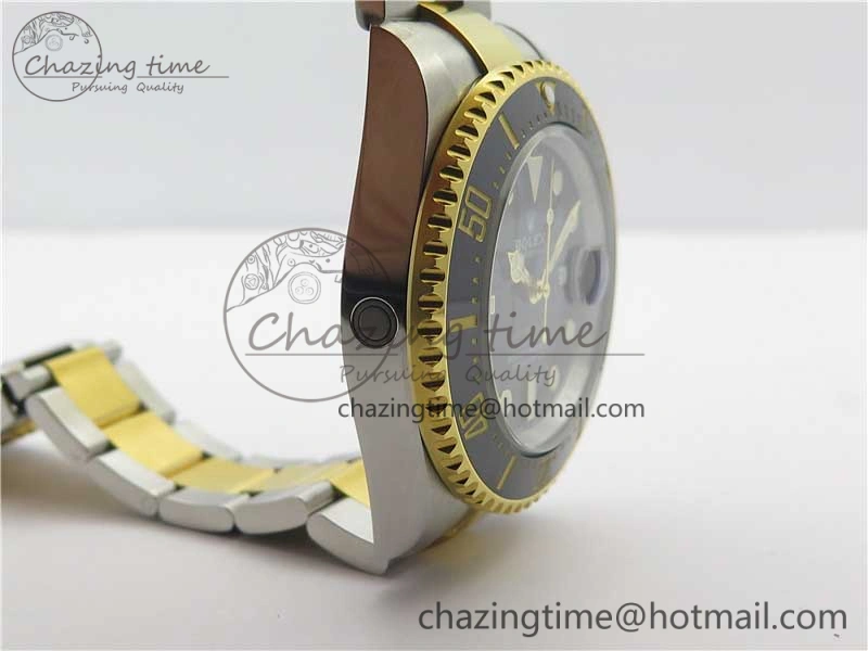Sea-Dweller Two Tone SS YG 126603 D1F Best Edition Black Dial on SS YG Bracelet A2824